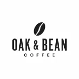 Coffee bean and cafe wordmark artwork